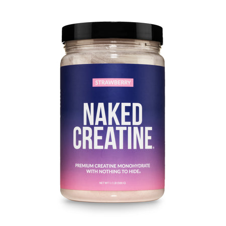 Naked Nutrition Strawberry Flavored Creatine Monohydrate Powder