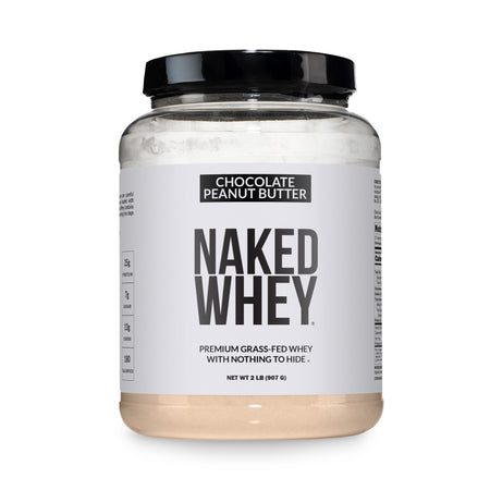 Naked Nutrition Chocolate Peanut Butter Whey Protein 2Lb