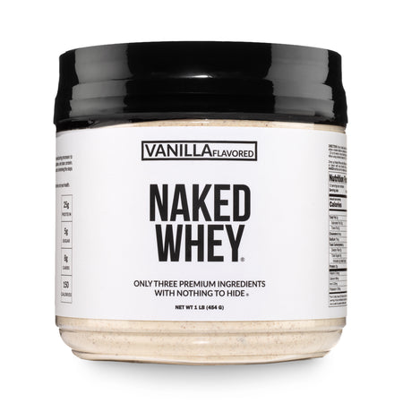 Naked Nutrition Vanilla Whey Protein Powder 1Lb