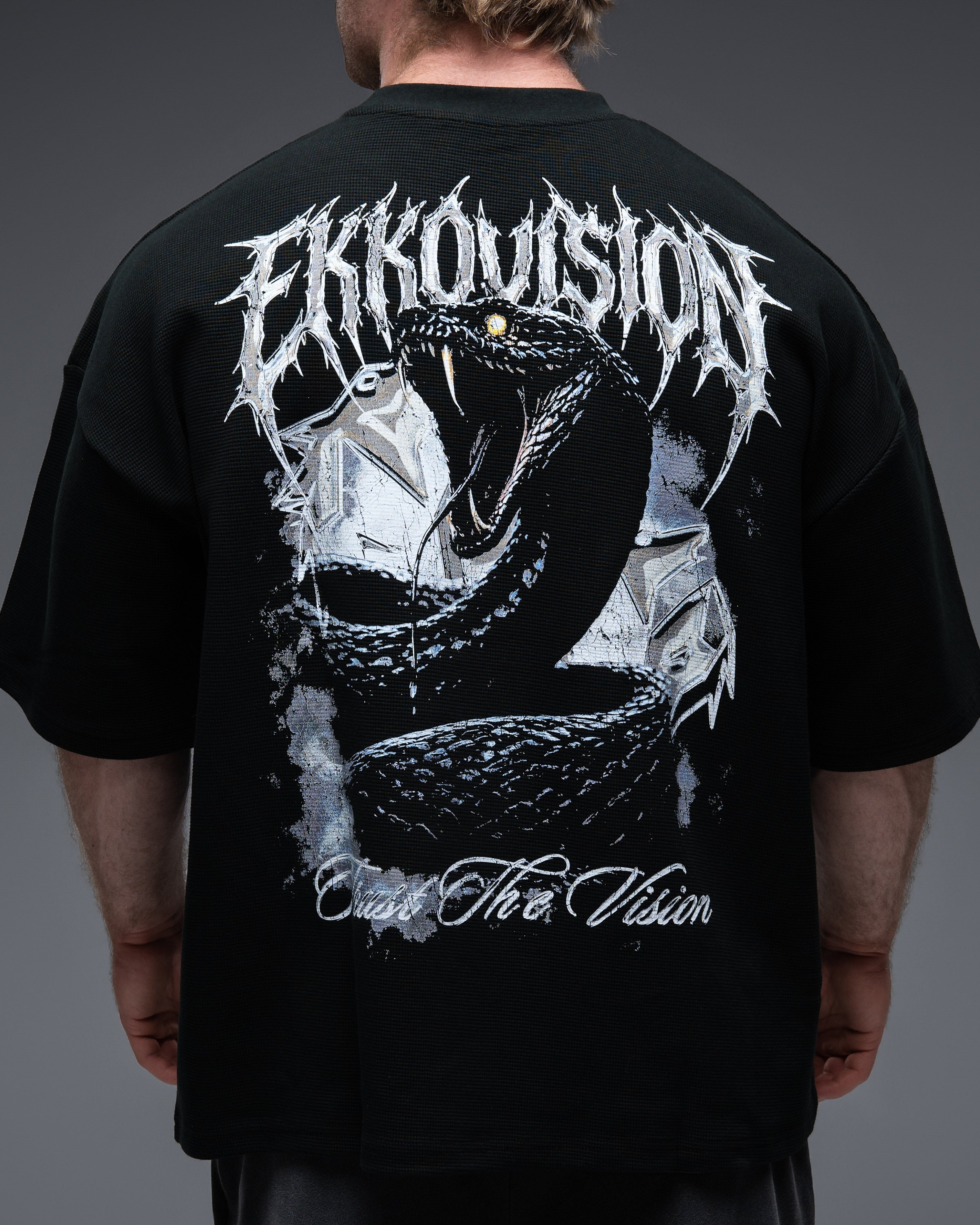 ekkovision Waffle Project: Snake Waffle Heavy Weight Pump Cover 100% Cotton