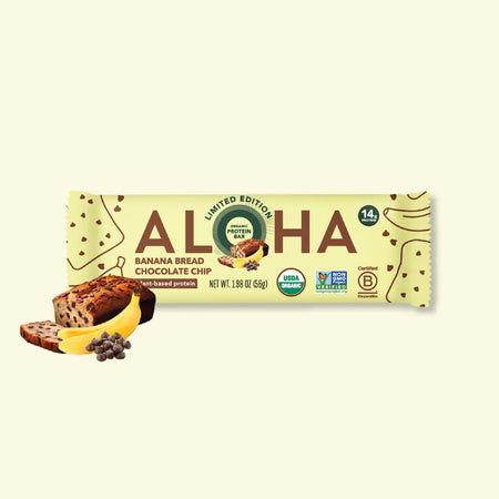 ALOHA Banana Bread Chocolate Chip Protein Bar