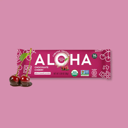 ALOHA Chocolate Cherry Protein Bars