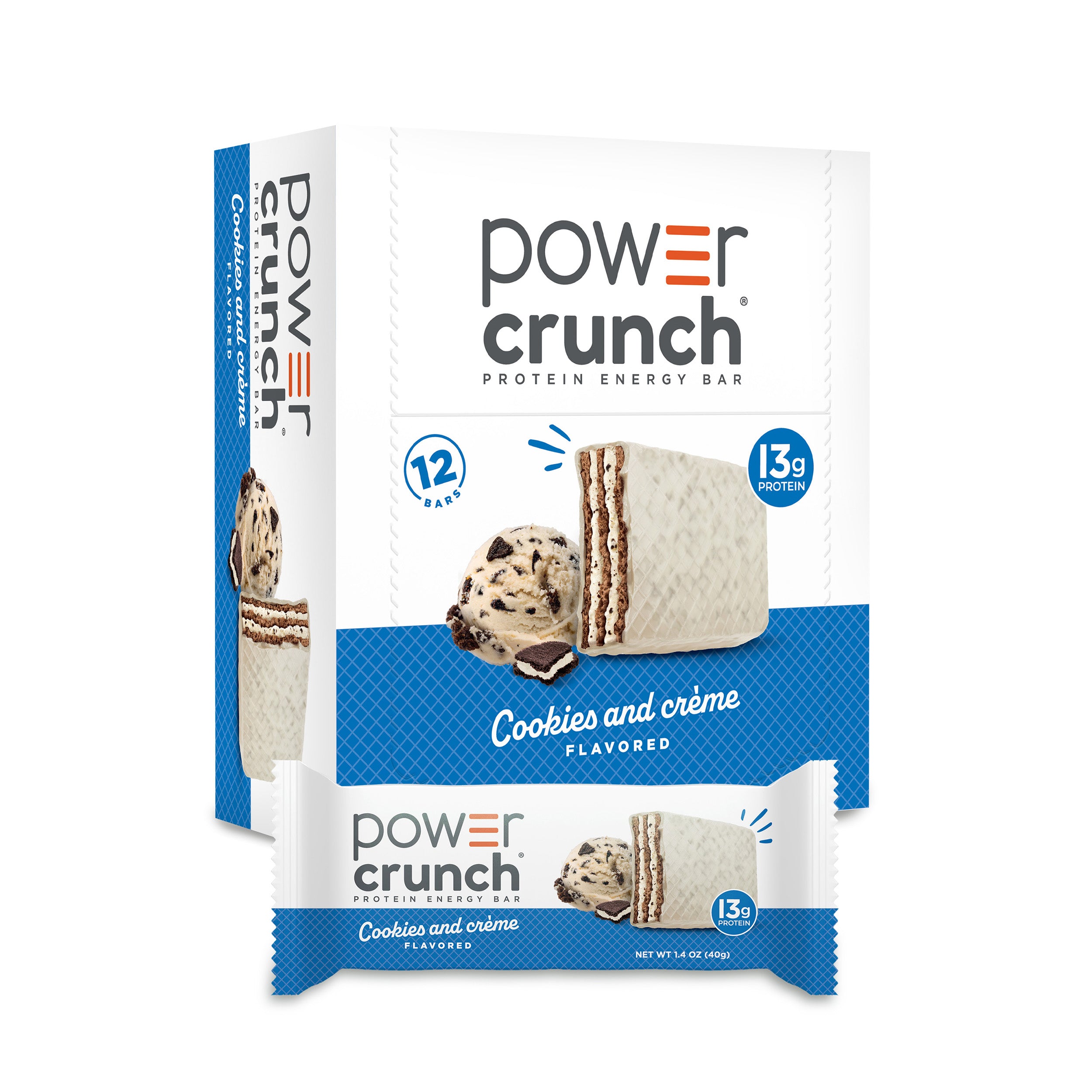 Power Crunch Original Cookies And Creme Protein Bars