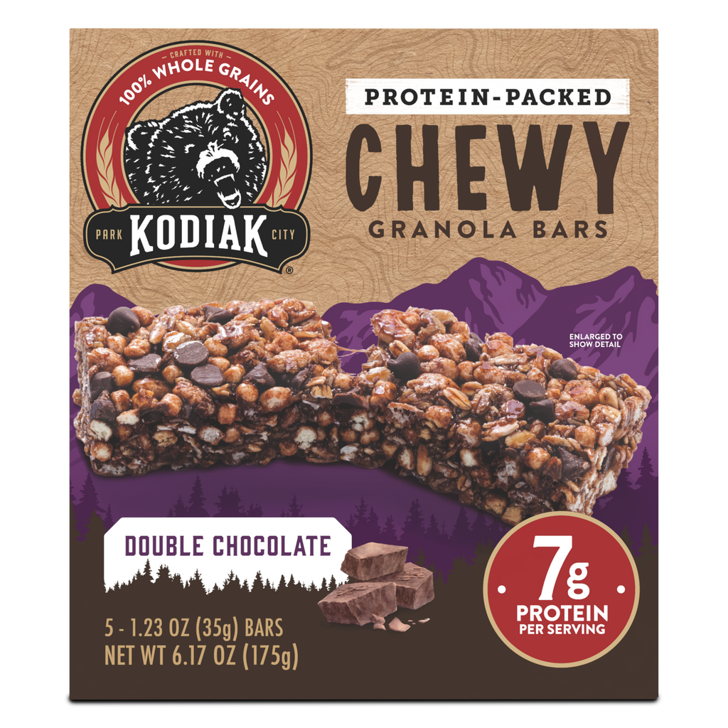 Kodiak Cakes Chewy Bar Double Chocolate 5 Ct
