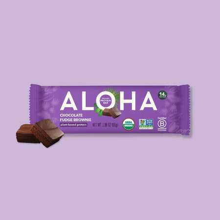 ALOHA Chocolate Fudge Brownie Protein Bar