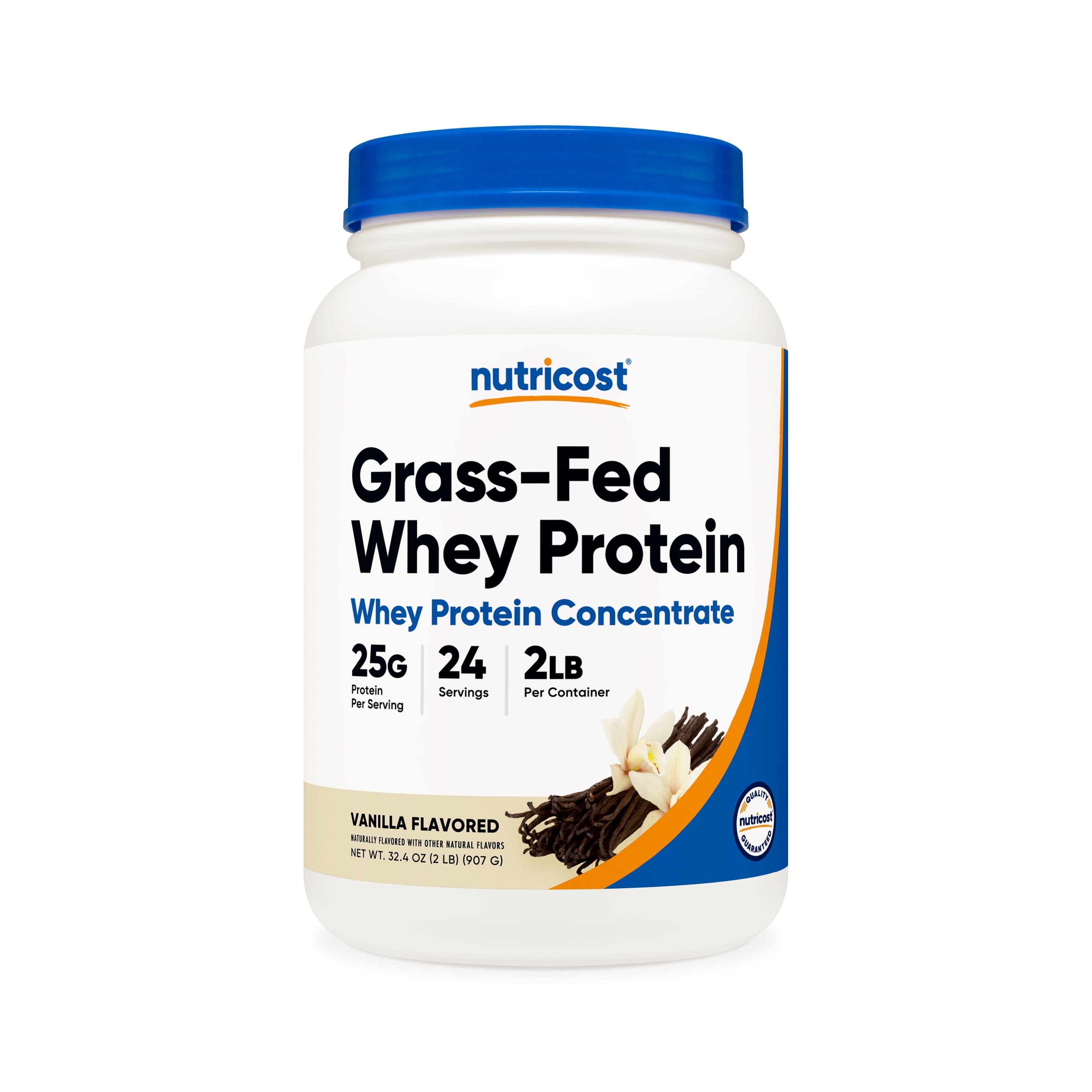 Nutricost Grass Fed Whey Protein Concentrate Powder 5 Lbs