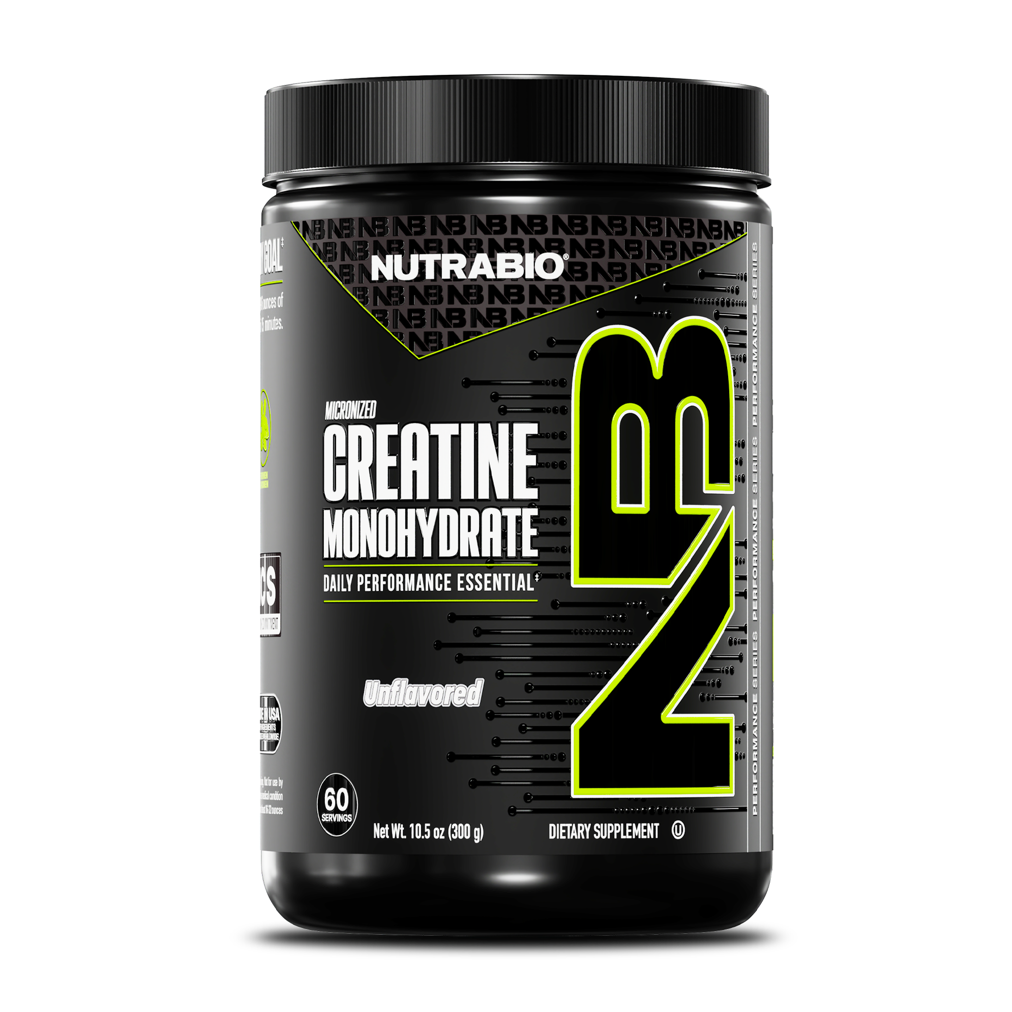 NutraBio Creatine Monohydrate