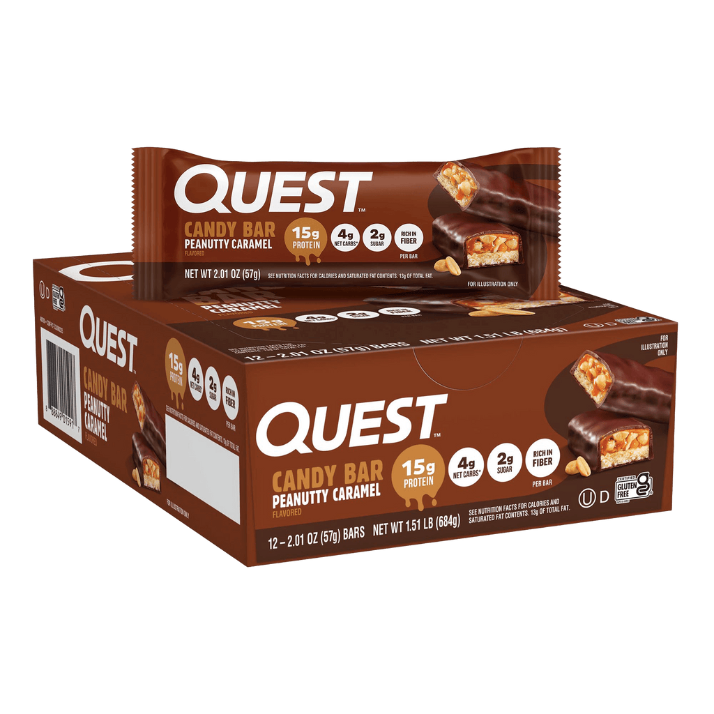 Quest Peanutty Caramel Candy Bars