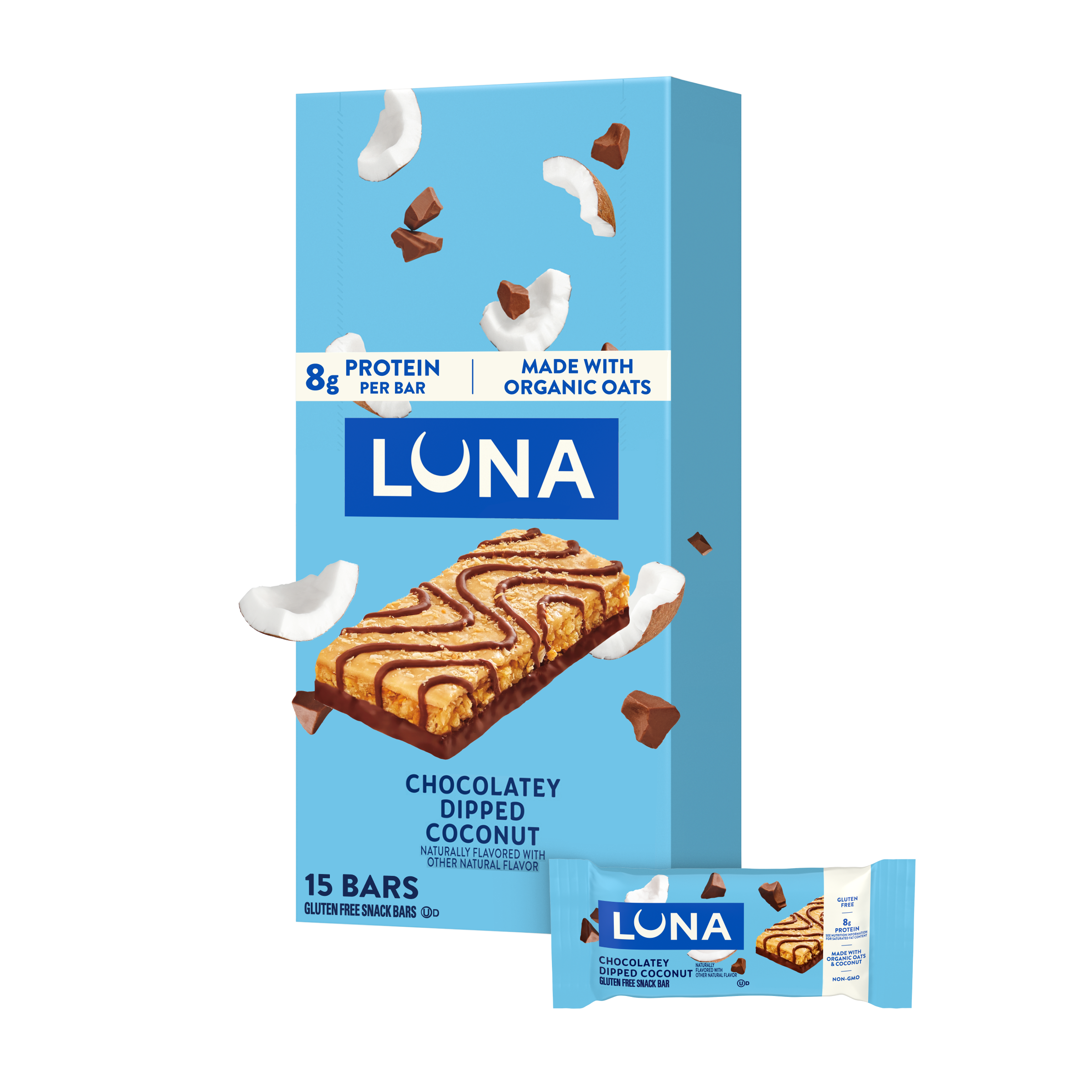 Luna Bar Chocolate Dipped Coconut