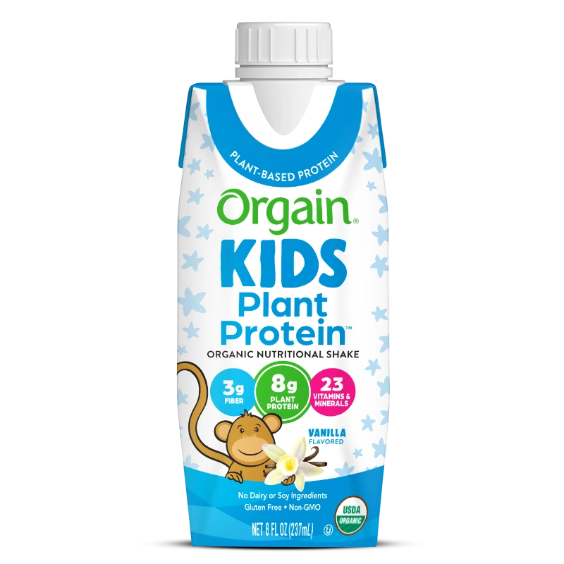 Orgain Kids Organic Plant Protein Nutritional Shake Vanilla