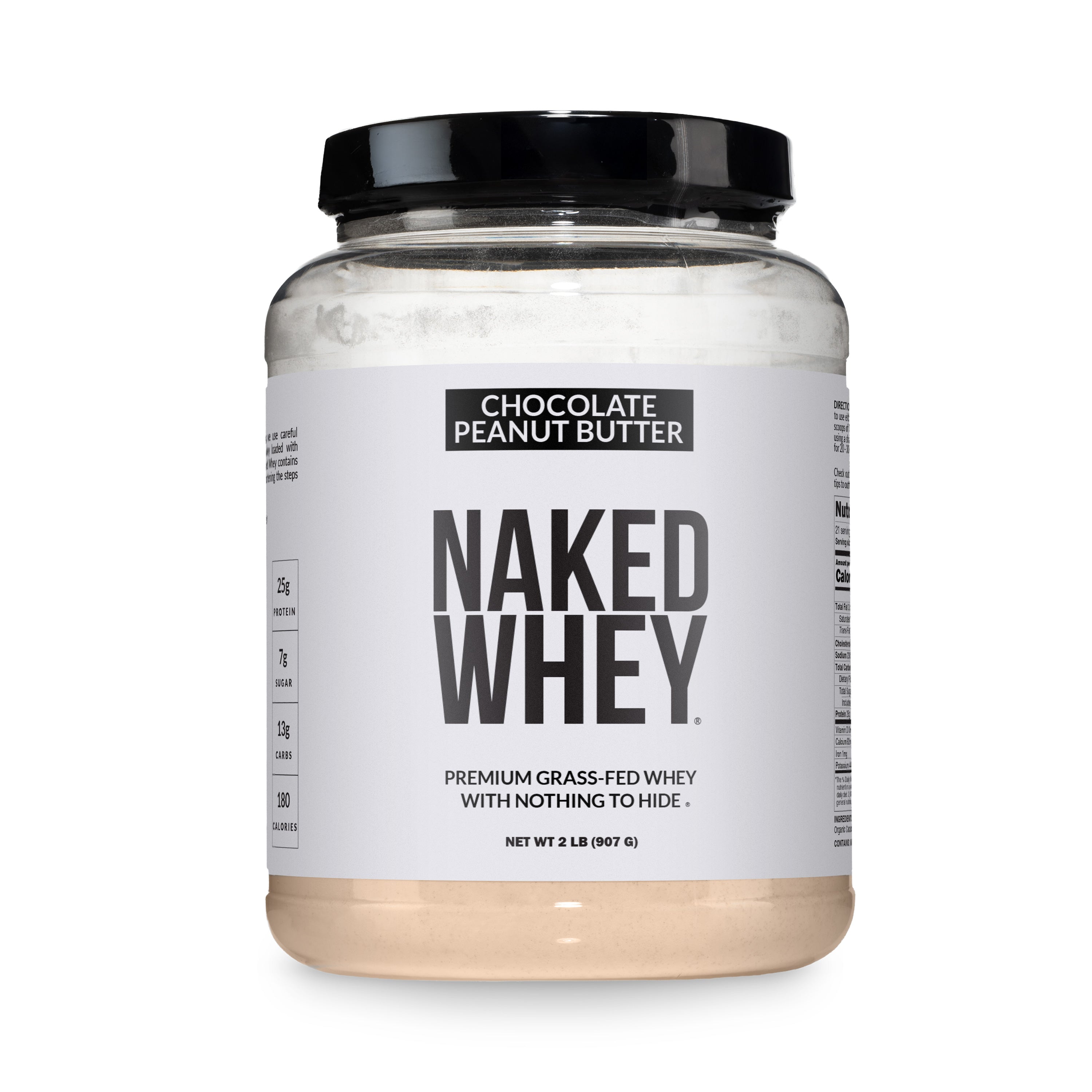 naked nutrition Chocolate Whey Protein Powder | Naked Chocolate Whey - 2LB