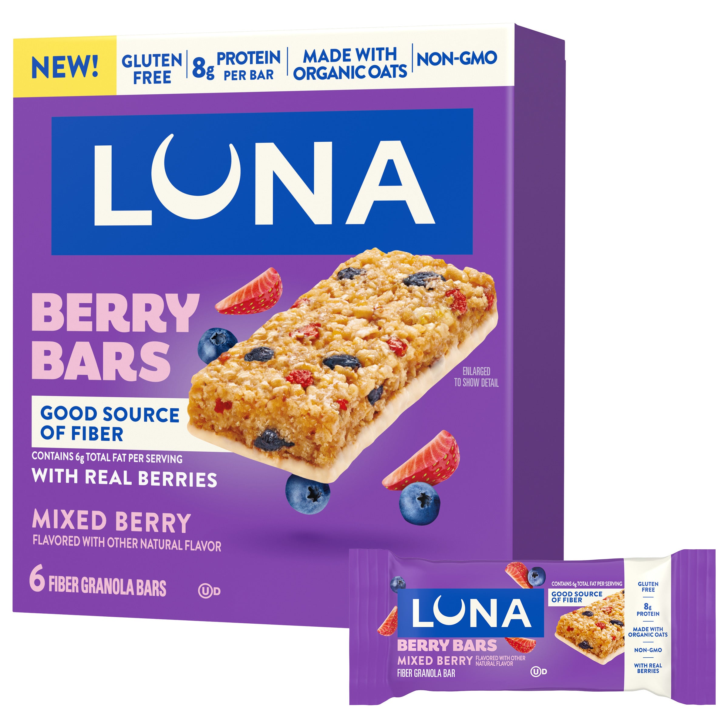 Luna Berry Bars Mixed Berry