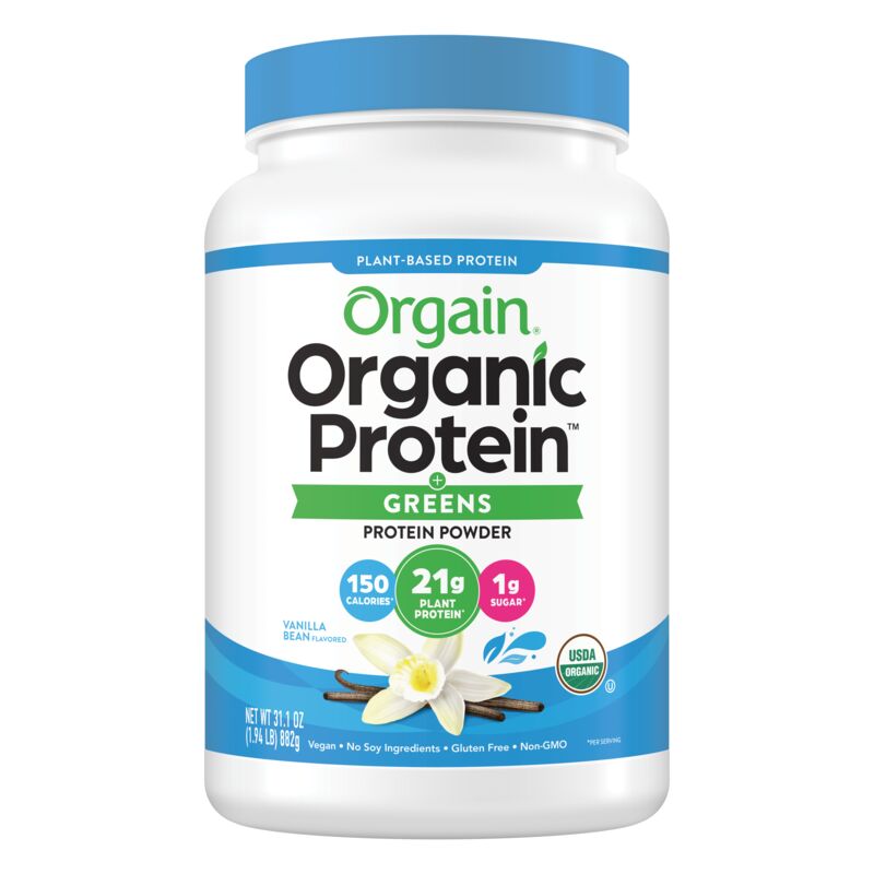 Orgain Organic Protein%E2%84%A2 Greens Plant Based Protein Powder Vanilla