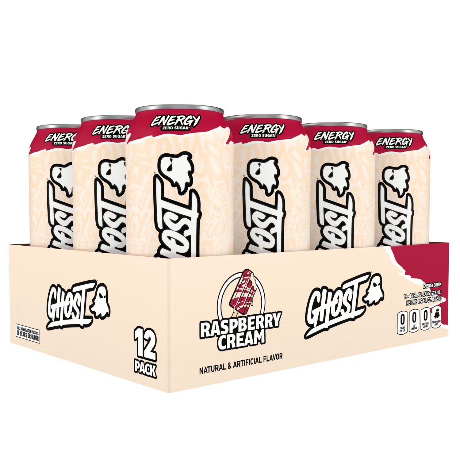 Ghost Energy Drink Raspberry Cream