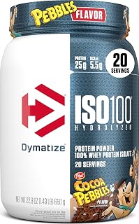 Dymatize ISO100 Hydrolyzed 100% Whey Isolate Protein Powder